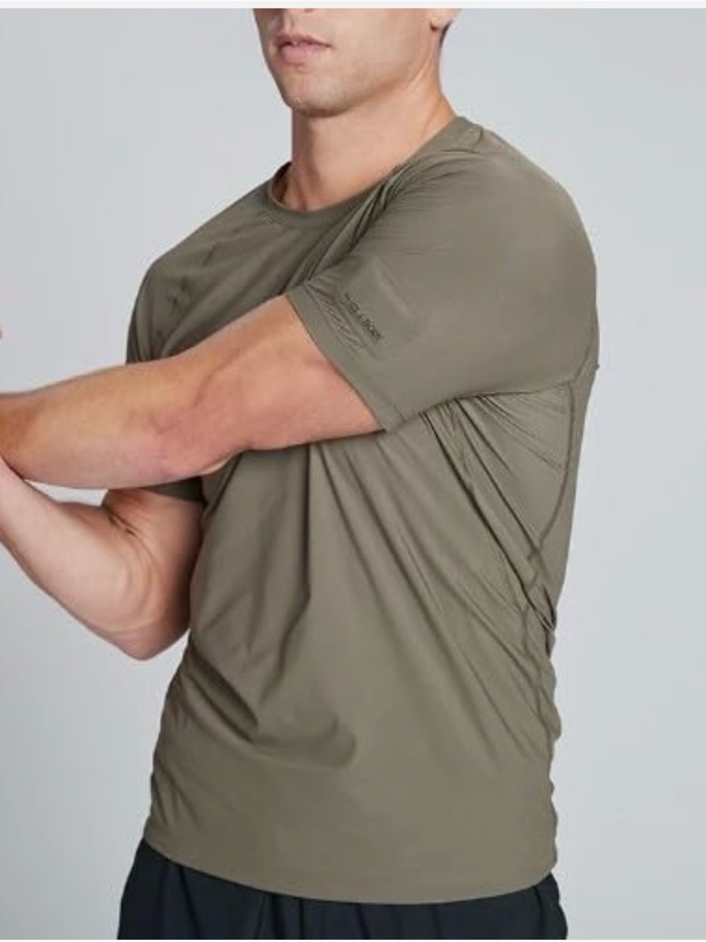 WHOOP 4.0 Any-Wear Top Large Olive Short Sleeve Medium
